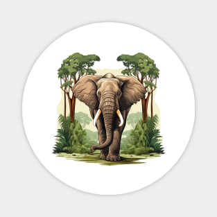 I Love Elephants Magnet